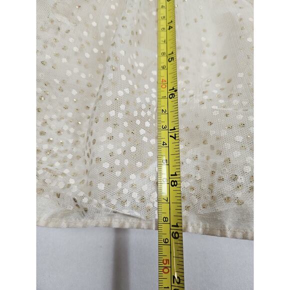 Holiday Editions Girl's Tan Gold Sparkle Dress Size 18M - Picture 11 of 12